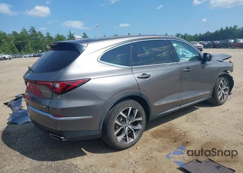 2022 Acura Mdx Technology Package z USA, uszkodzony, nr VIN 5J8YE1H45NL031611